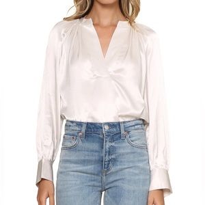 NWT | RAILS | WYNNA BLOUSE | IVORY | SIZE XS